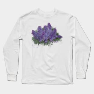 Mackinac Island Lilacs Long Sleeve T-Shirt